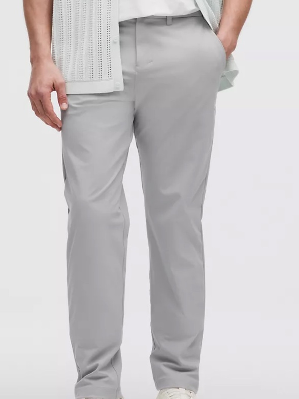 lululemon athletica Men's Straight-Leg Chinos in Light Gray
